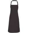 PR150 Colours Bib Apron Charcoal colour image